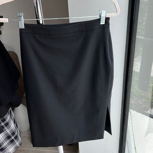 Banana republic black pencil skirt